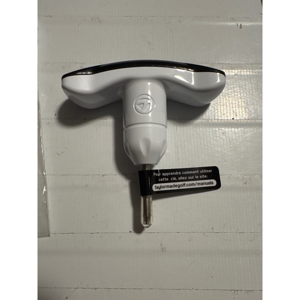TaylorMade Golf Torque Wrench Unisex OS White New Club‎ Adjustment Tool